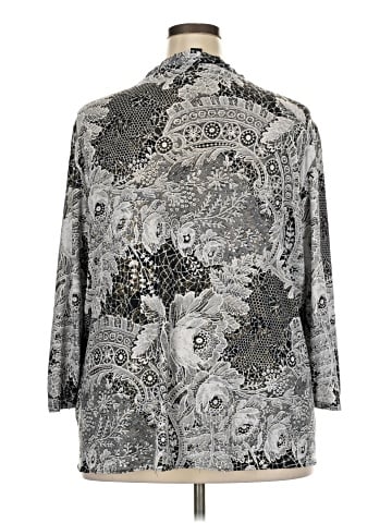 Perceptions Woman 3/4 Sleeve Blouse (view 2)