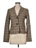Theory Tweed Brown Wool Blazer Size 6 - photo 1