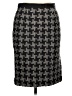 Boden Houndstooth Gray Wool Skirt Size 6R - photo 1