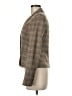 Theory Tweed Brown Wool Blazer Size 6 - photo 5