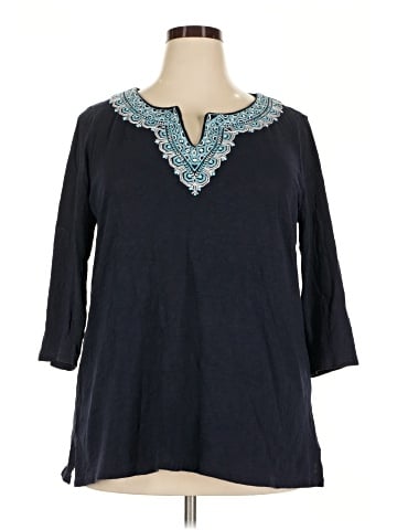 Talbots 3/4 Sleeve Top (view 1)