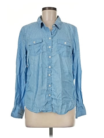 Crown & Ivy Long Sleeve Button-Down Shirt (view 1)