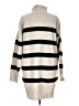 Line & Dot Stripes Silver Pullover Sweater Size L - photo 2