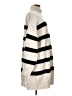 Line & Dot Stripes Silver Pullover Sweater Size L - photo 4