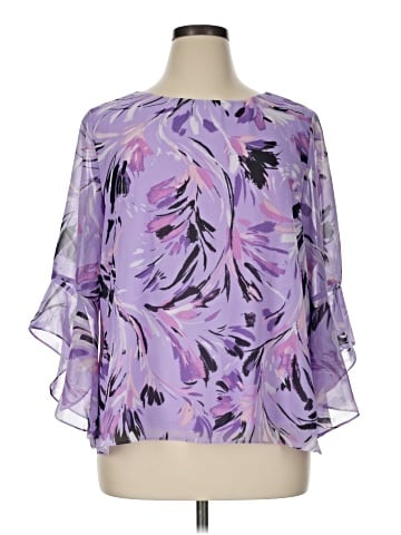 Kasper 3/4 Sleeve Blouse (view 1)