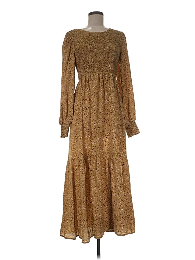 Pre-owned Heyson Casual Dress In Gold