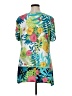 Ruby Rd. Tropical Teal Short Sleeve Blouse Size XL - photo 2