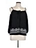Xhilaration Black Sleeveless Blouse Size L - photo 1