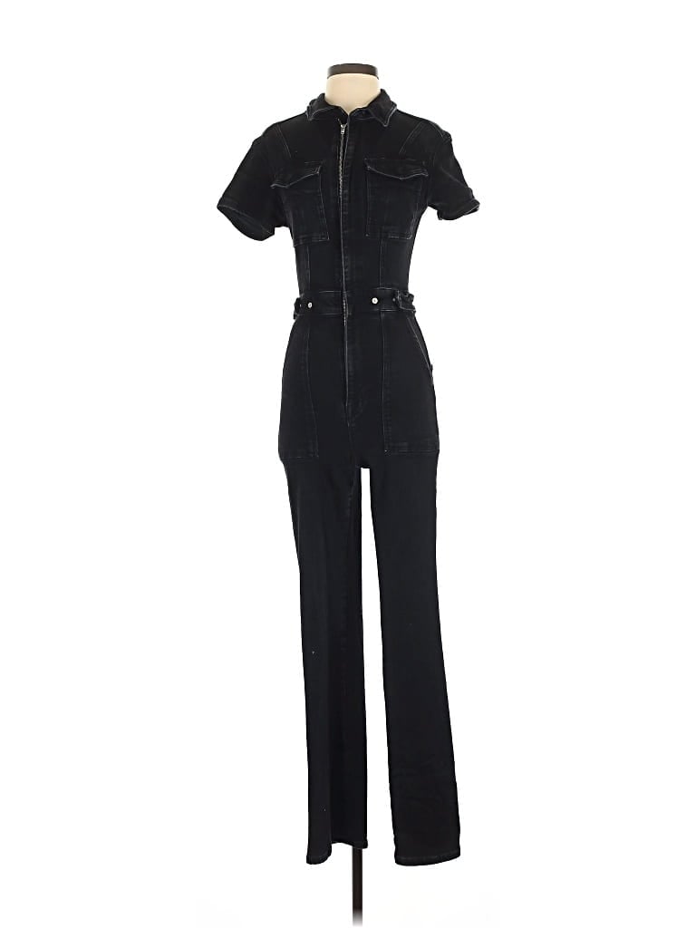 Pre-owned Good American Jumpsuit In Black