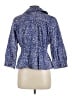 Joan Rivers Print Blue Blazer Size L - photo 2