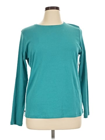 Jones New York Signature Long Sleeve T-Shirt (view 1)