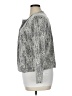 Christopher & Banks Floral Jacquard Paisley White Gray Blazer Size XL Petite - photo 5