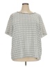 Talbots Outlet Gray Short Sleeve Blouse Size 3X - photo 1