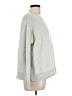 Eileen Fisher Solid White Silver Pullover Sweater Size L - photo 4