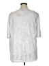 Ruby Rd. White 3/4 Sleeve Blouse Size XL - photo 2