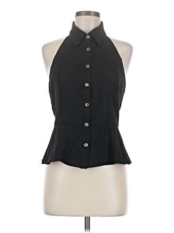 Lulus Sleeveless Button-Down Shirt (view 1)