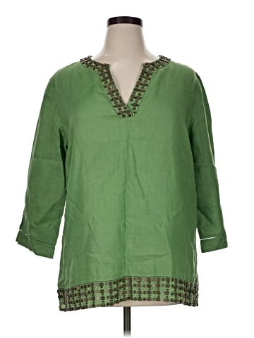 Lafayette 148 New York 3/4 Sleeve Blouse (view 1)