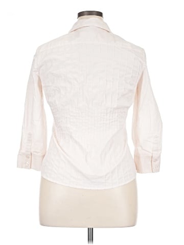 Alfani 3/4 Sleeve Button-Down Shirt (view 2)