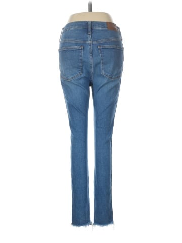 Madewell 10" High-Rise Skinny Jeans in Mackey Wash: Button-Front Edition (view 2)