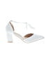 Unbranded White Heels Size EU 42 - photo 1
