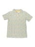 Tea 100% Cotton Yellow Short Sleeve Polo Size 10 - photo 1