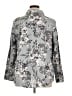 D&Co. Floral Gray Long Sleeve Button-Down Shirt Size 1X - photo 2