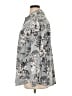 D&Co. Floral Gray Long Sleeve Button-Down Shirt Size 1X - photo 5