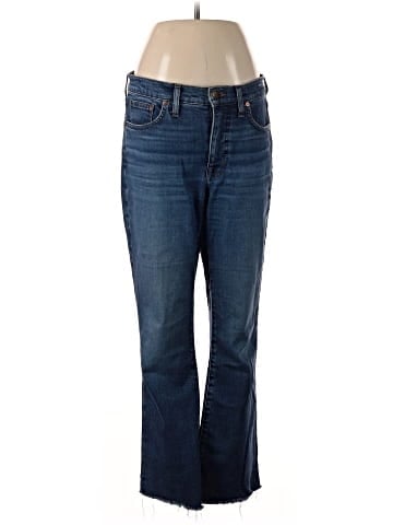 Madewell Kick Out Crop Jeans in Brinton Wash: Raw-Hem Edition (view 1)