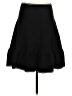 Sandro Solid Black Wool Skirt Size Sm (1) - photo 2
