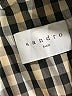 Sandro 100% Polyester Black Trenchcoat Size Med (2) - photo 6