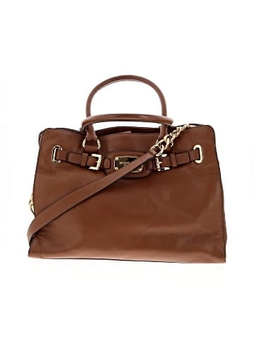 MICHAEL Michael Kors Leather Satchel (view 1)
