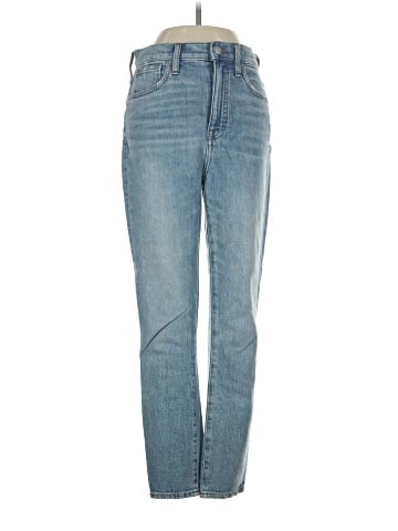 Madewell 11" High-Rise Skinny Crop Jeans in Gleeson Wash (view 1)
