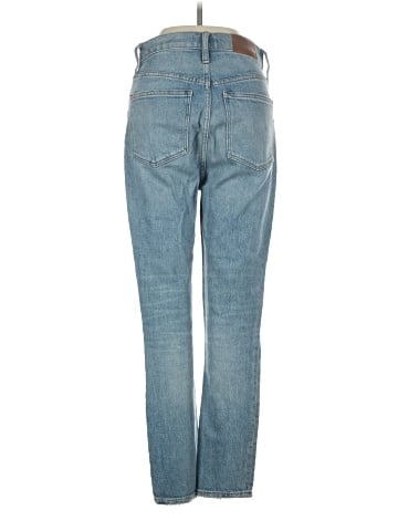 Madewell 11" High-Rise Skinny Crop Jeans in Gleeson Wash (view 2)