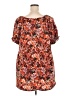 Venezia Orange Short Sleeve Blouse Size 26 - 28 Plus - photo 2