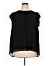 DR2 100% Polyester Black Short Sleeve Blouse Size XL - photo 1