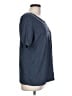 Venus Blue Short Sleeve Top Size 12 - photo 4