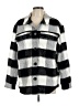 Caslon Plaid Gray Coat Size L - photo 1