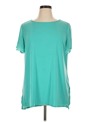 Susan Graver Short Sleeve Top (view 1)