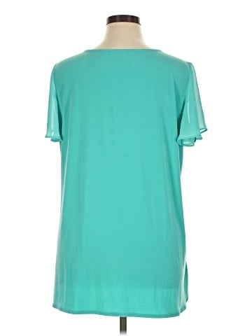 Susan Graver Short Sleeve Top (view 2)