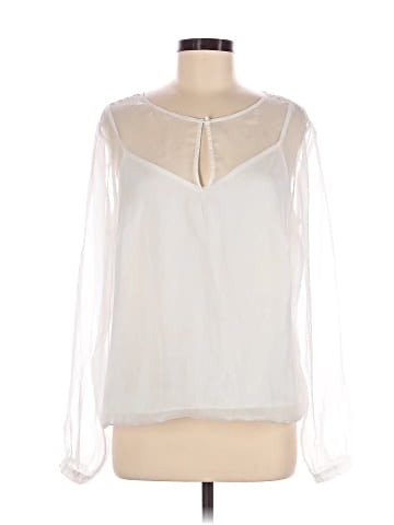 White House Black Market Long Sleeve Blouse (view 2)