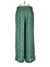 Max Studio 100% Polyester Print Green Casual Pants Size S - photo 2