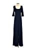 Black Halo Blue Jumpsuit Size 0 - photo 2