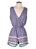 Bebop 100% Polyester Paisley Blue Romper Size M - photo 1