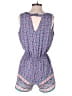 Bebop 100% Polyester Paisley Blue Romper Size M - photo 2