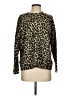 Vince Camuto Animal Print Gold Pullover Sweater Size S - photo 1