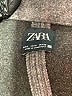 Zara 100% Polyester Gray Coat Size S - photo 6