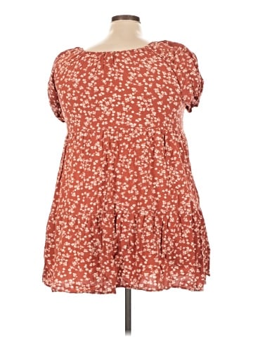 Indigo Rose Short Sleeve Blouse (view 2)
