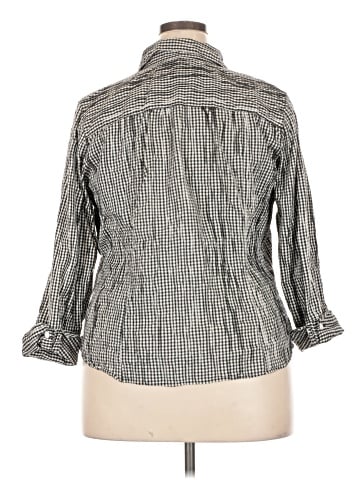 Foxcroft 3/4 Sleeve Button-Down Shirt (view 2)