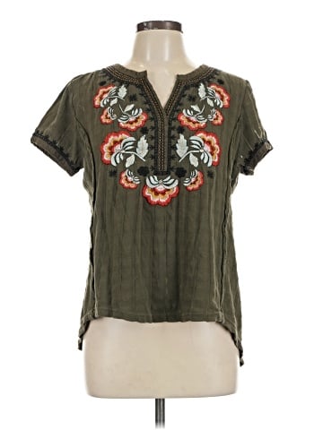 Akemi + Kin Short Sleeve Blouse (view 1)