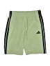 Adidas 100% Polyester Solid Green Athletic Shorts Size L - photo 1